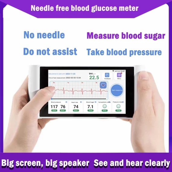 Glucose Meter Diabetes Tester ECG Detection