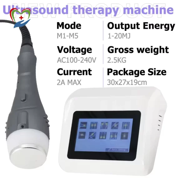 Therapeutic ultrasound machine functions