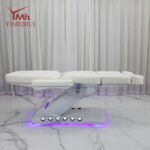 3-Motor Electric Beauty Bed Chair Flat Position with RGB LED Base - Buy in Pakistan