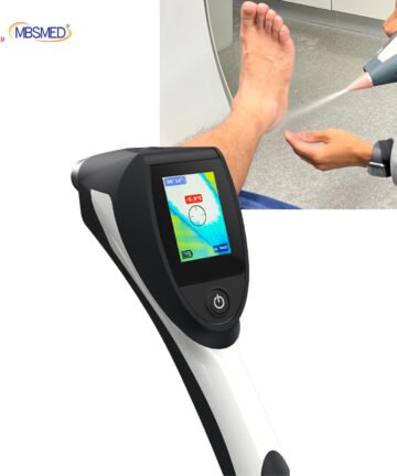 CO2 Shock Cryo Machine for pain relief and cryotherapy treatment on foot in Pakistan