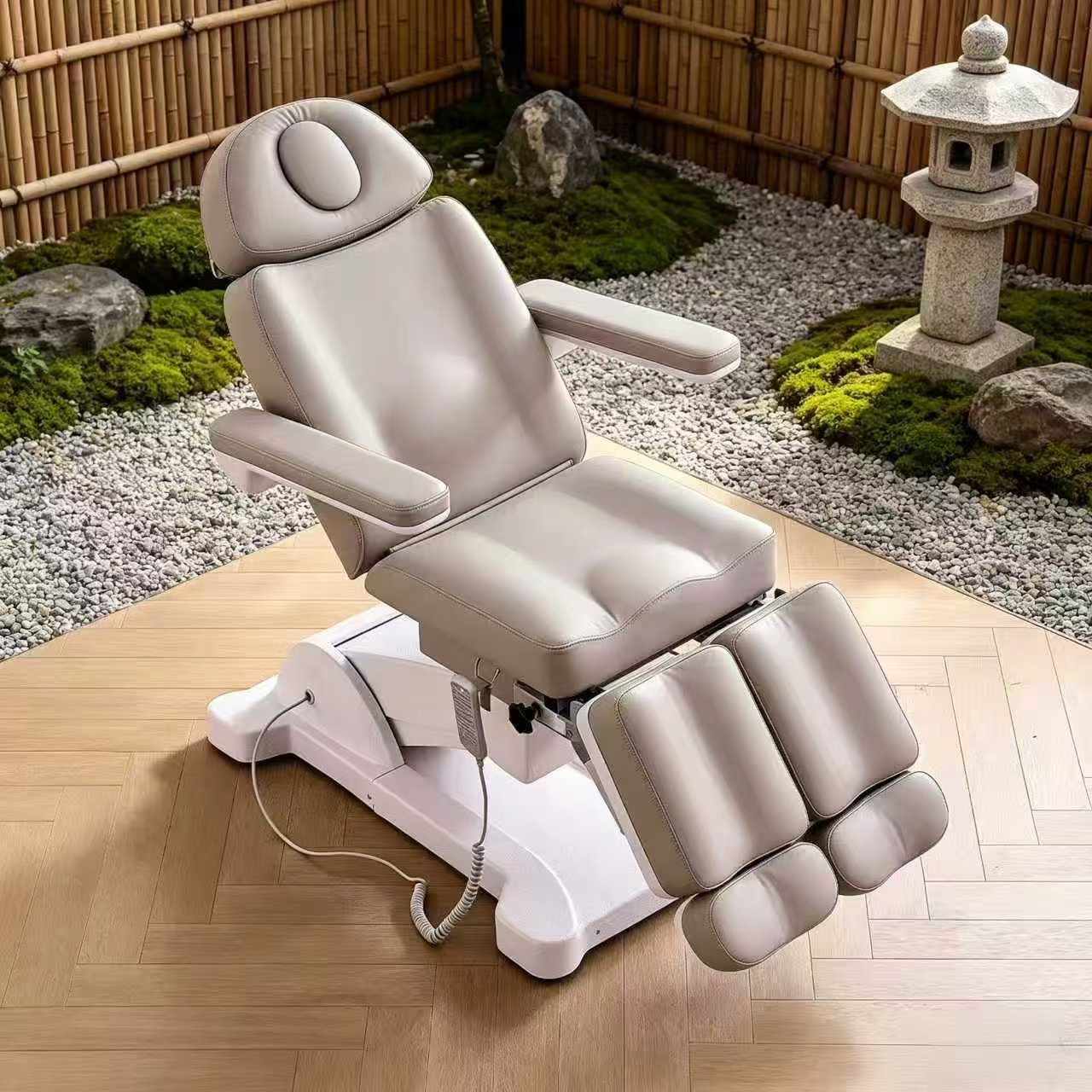 Electric Beauty Bed Foot Repair Chair – Buy in Pakistan (3) Electric Beauty Bed Foot Repair Chair Side View with Digital Control Panel - Buy in Pakistan