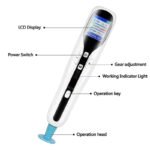 Facial Beauty Plasma Pen labeled parts diagram - LCD display power switch Pakistan