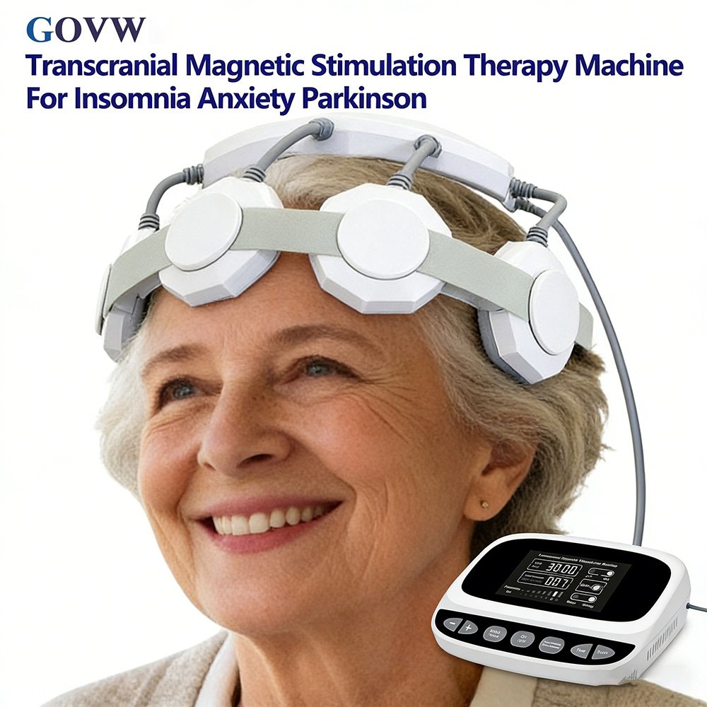 GOVW RTMS Neurofeedback Device – Wellness Pakistan GOVW Transcranial Magnetic Stimulation Therapy Machine headset for insomnia anxiety Pakistan