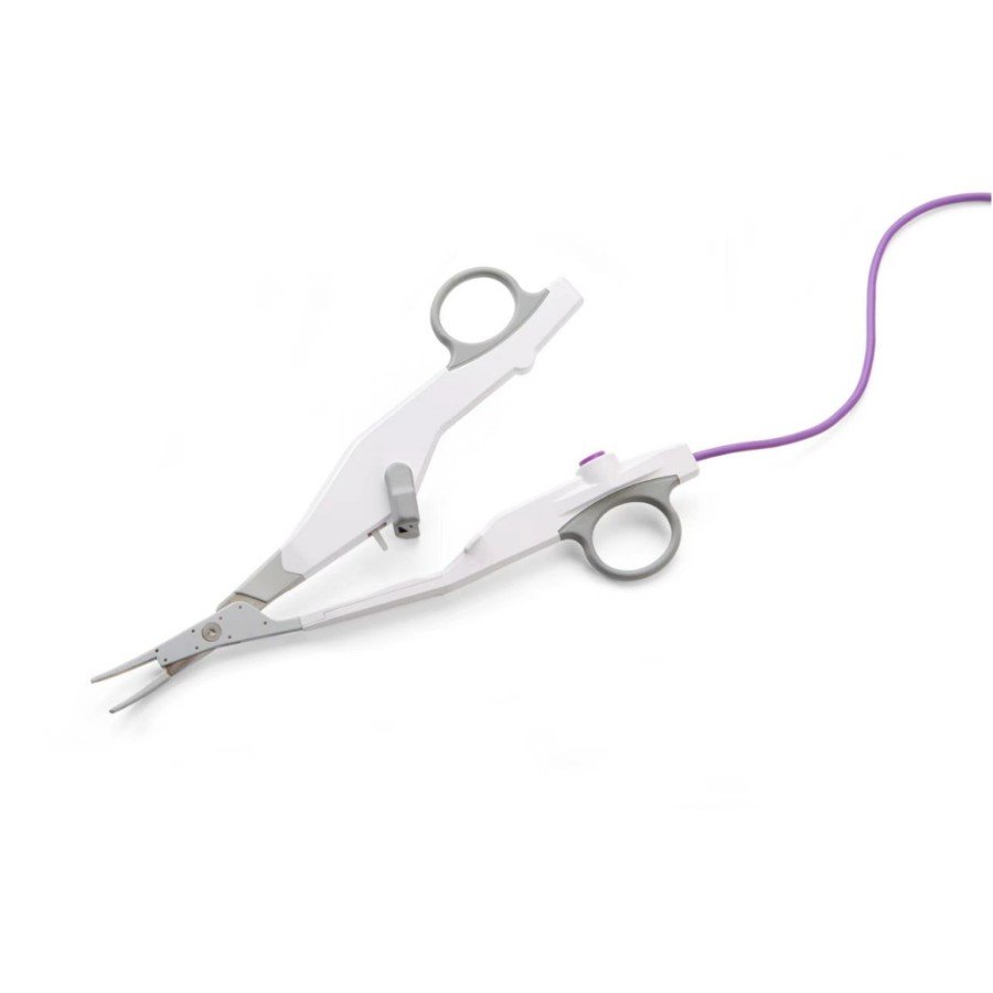 LigaSure Small Jaw Vessel Sealer 7mm Scissor Handle and Jaw Close-Up - Surgery Pakistan