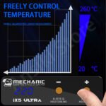 MECHANIC iX5 Heating Platform – Reballing Tool Pakistan MECHANIC iX5 Ultra Preheater temperature control 20 to 260 degrees Pakistan