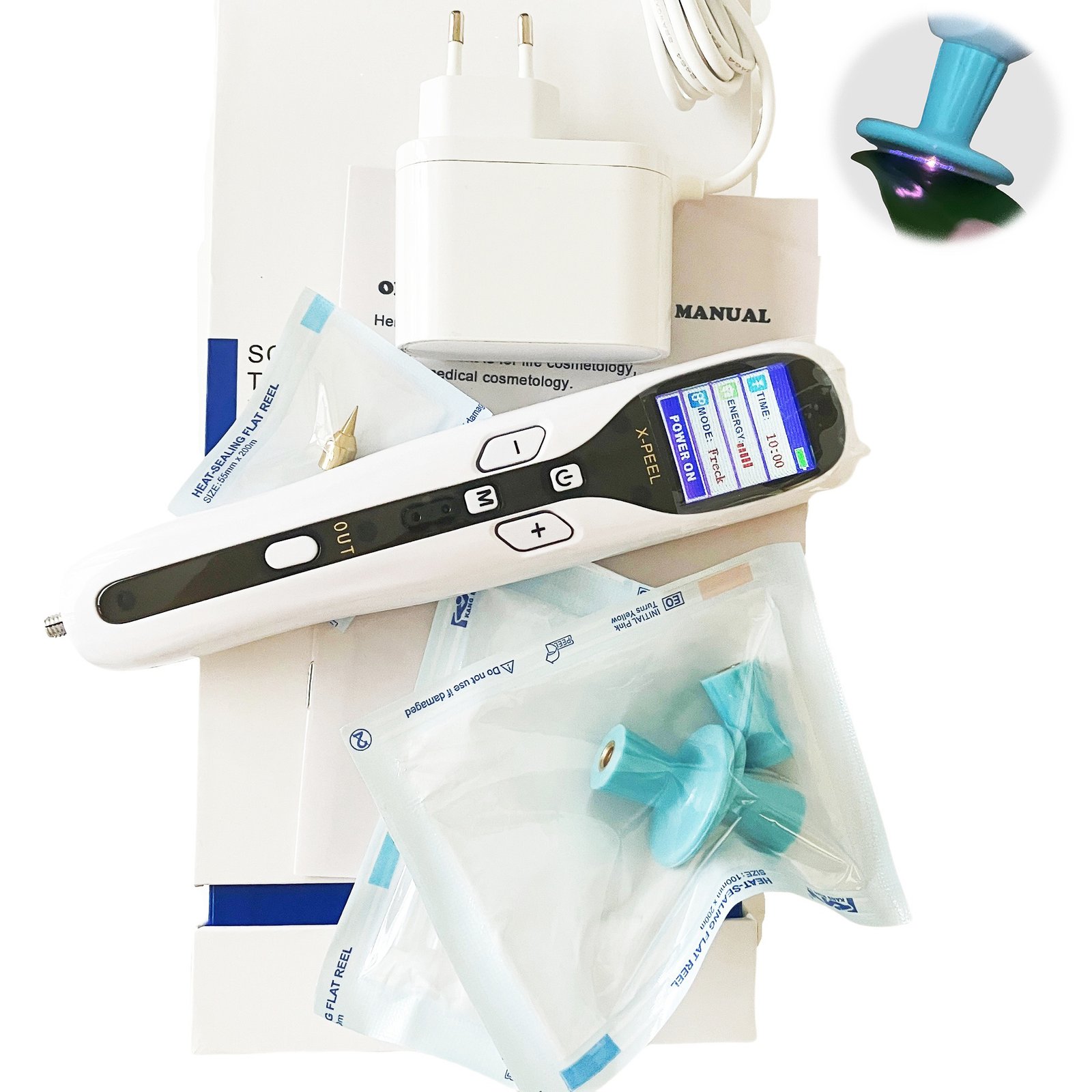 Plasma Pen Fibroblast Device with Sterile Tips and Charger for Eyelid Lift - Pakistan