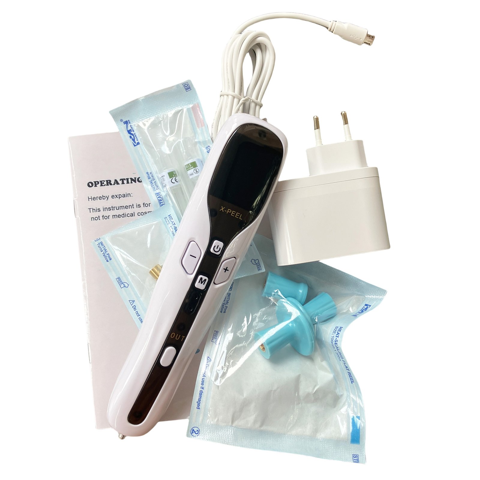 X-PEEL Plasma Pen Fibroblast Device Full Kit with Manual and Accessories - Pakistan